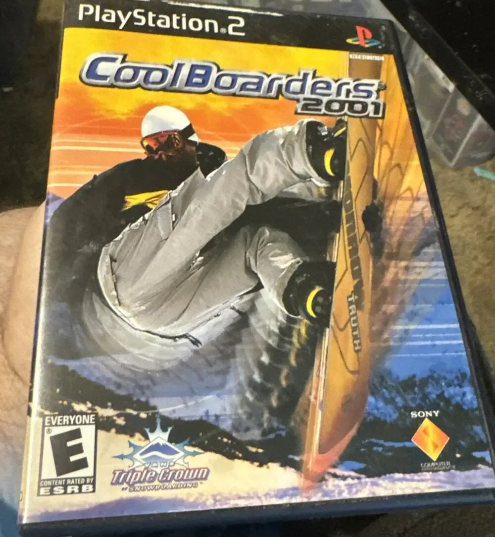 Cool Boarders 2001 (Sony PlayStation 2, 2001) COMPLETE Minor Damage To Cover